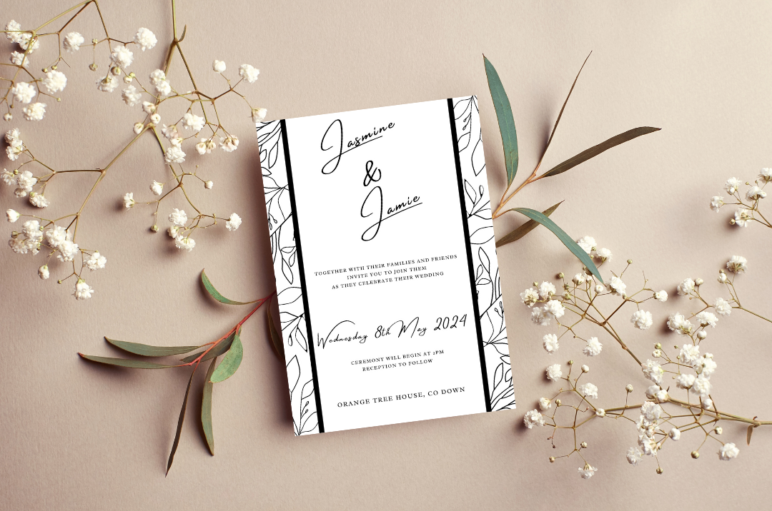 Athena Digital Wedding Day Guest Invitation