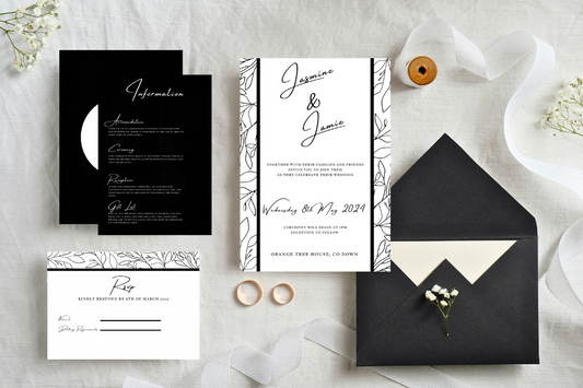 Athena Wedding Day Invitation Suite